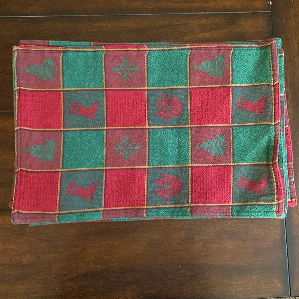 Christmas - 1 Table Runner, 8 Placemats & 8 Napkins - 100% Cotton - Picture 2 of 6